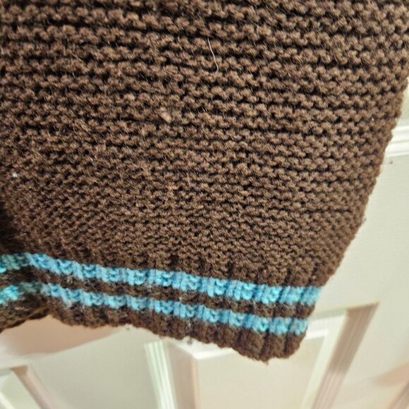 Vintage Mens wool weave vest - Picture 4 of 16